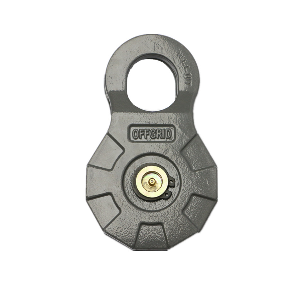Snatch Block Pulley 10 Ton - بكرة سحب 10 طن، تعمل مع
