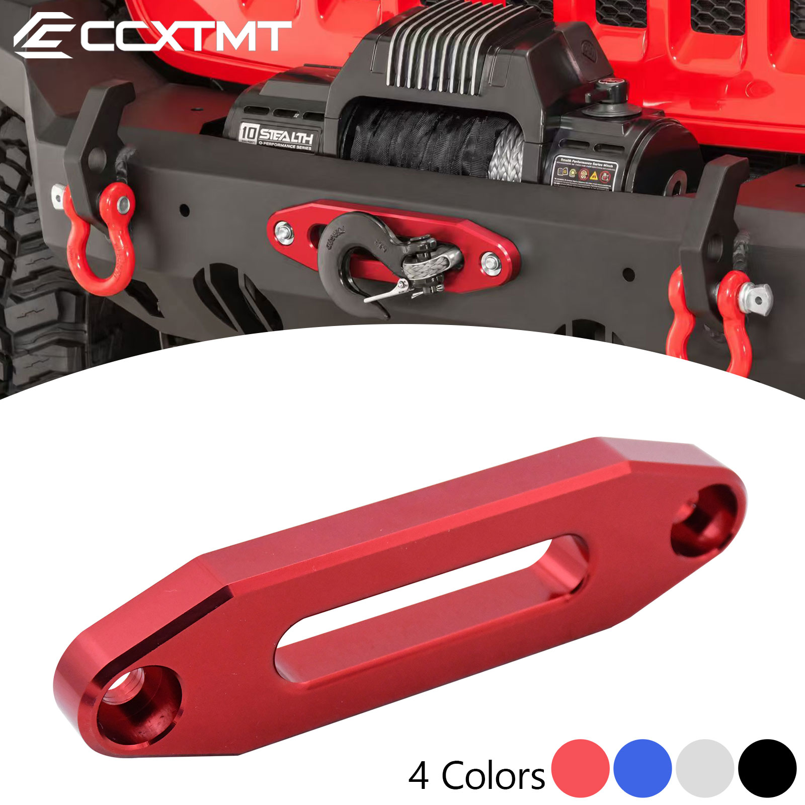 Winch Fairlead Hawse Aluminum - 2000-3500 رطل الاصطناعية جبل ونش حبل