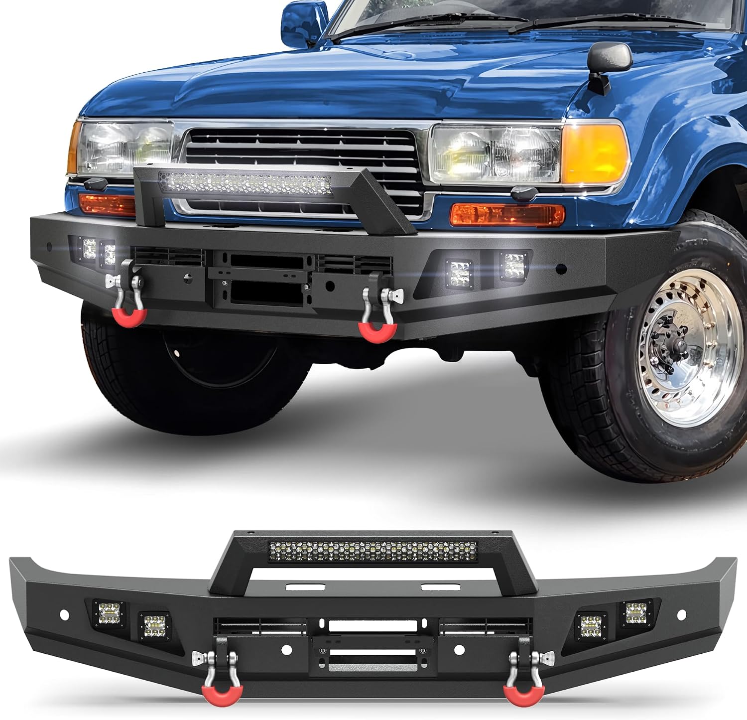 Winch Bumper Mount Plate - واقي أمامي للطرق الوعرة لسيارات تويوتا