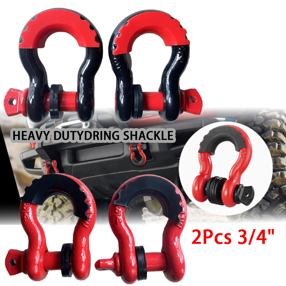 D Ring Shackle 3/4 - 2 قطعة D-حلقة تكبل 62832lbs 3/4