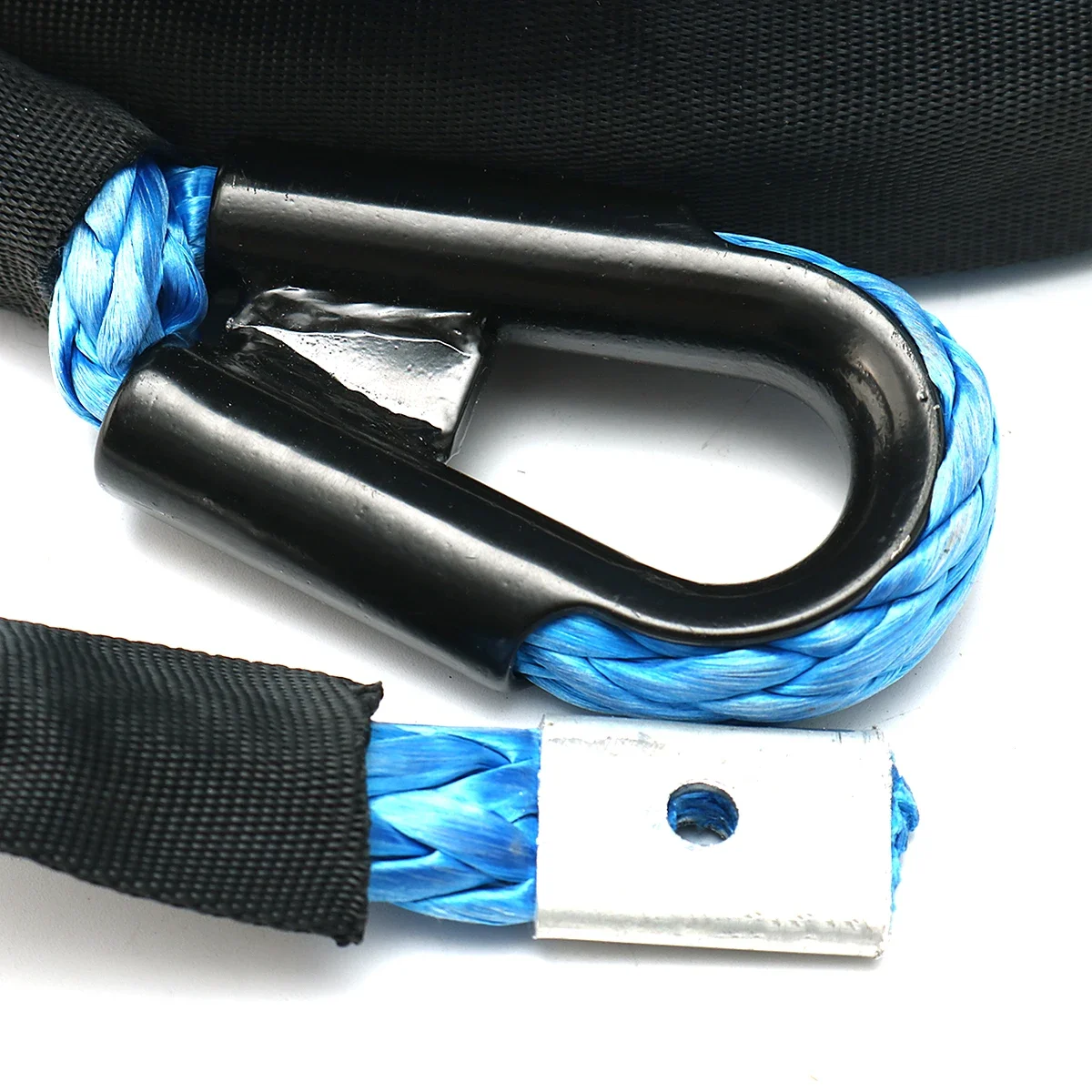 حبل ونش صناعي أزرق 10 مم × 30  - مراجعة Winch Fairlead Hawse Aluminum وسعره