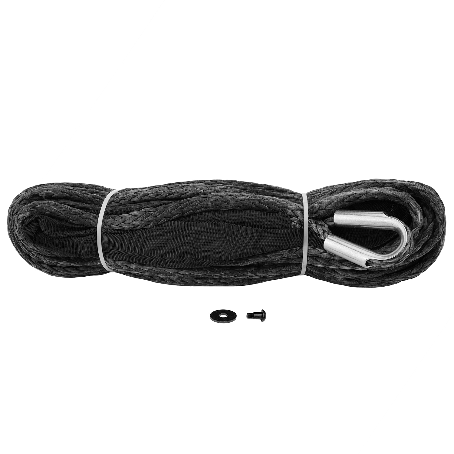 104232   ونش حبل صناعي بطول 90 - مراجعة Winch 12000Lb Synthetic Rope وسعره
