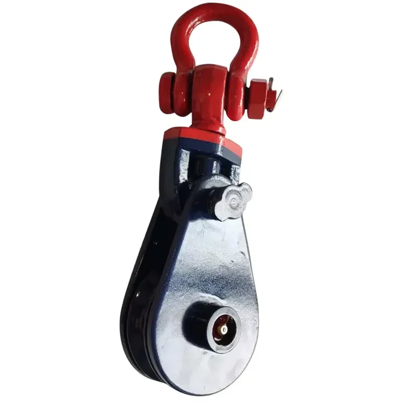 بكرة سحب أحادية الكرة بحبل سلك - مراجعة Snatch Block Pulley 10 Ton وسعره