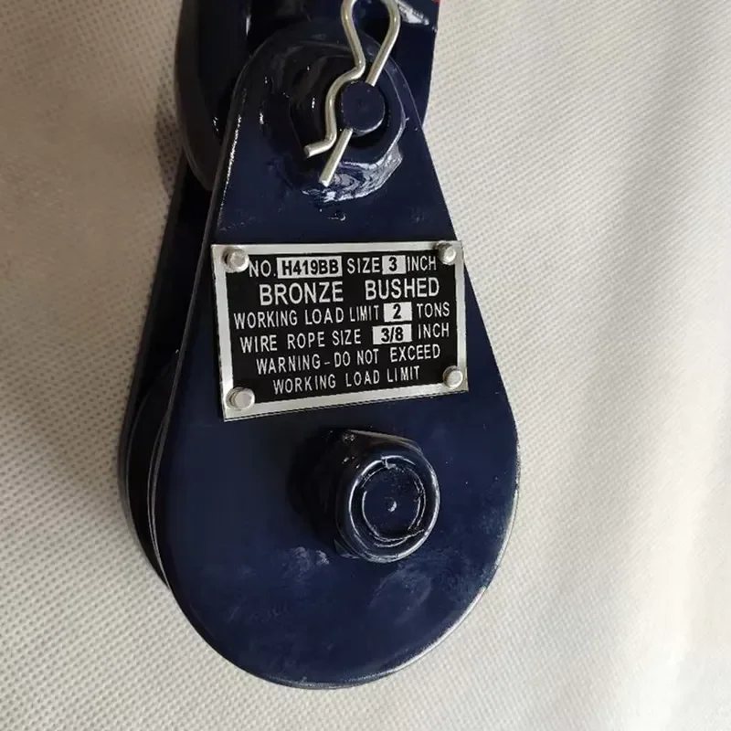 بكرة سحب أحادية الكرة بحبل سلك - مراجعة Snatch Block Pulley 10 Ton وسعره