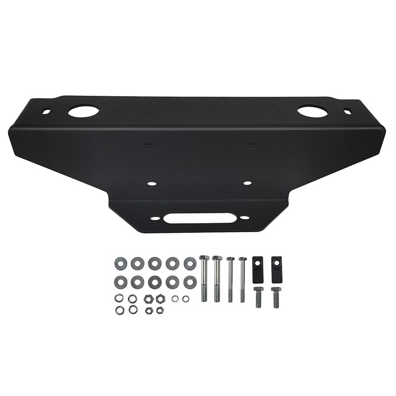 حامل ونش جيمني لسيارات سوزوكي  - مراجعة Winch Bumper Mount Plate وسعره