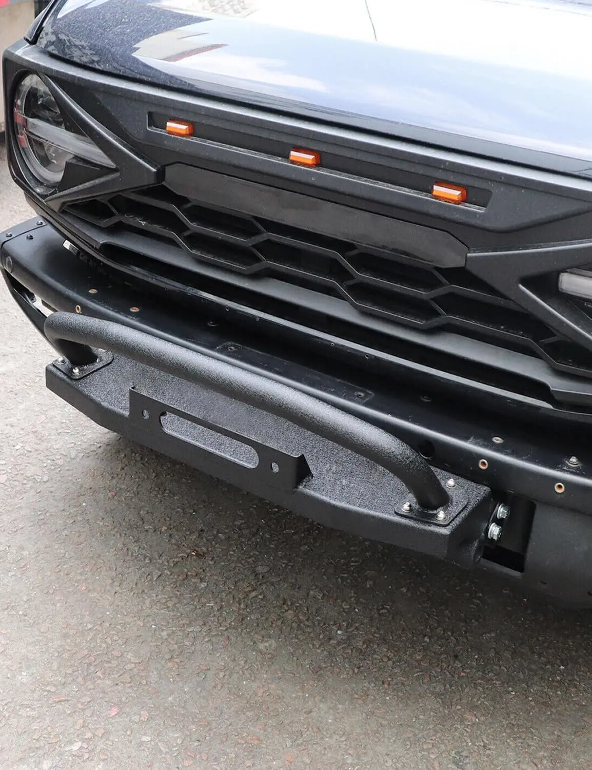 لوحة تركيب ونش حماية للطرق الو - مراجعة Winch Bumper Mount Plate وسعره