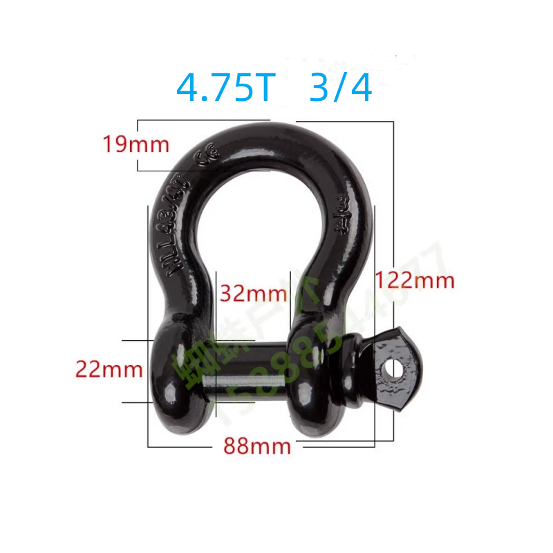 حلقة تكبل سحب شاحنة هوك ، لا ا - مراجعة D Ring Shackle 3/4 وسعره