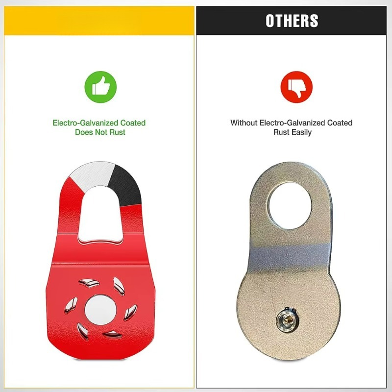 طقم بكرة سحب مفتوحة للخدمة الش - مراجعة Snatch Block Pulley 10 Ton وسعره