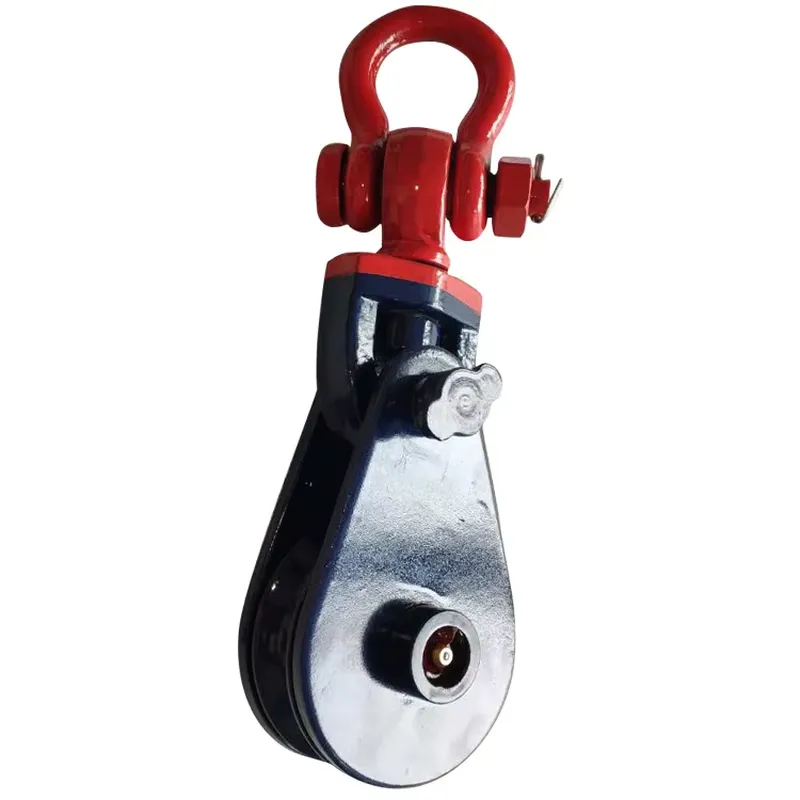 بكرة سحب أحادية الكرة بحبل سلك - مراجعة Snatch Block Pulley 10 Ton وسعره
