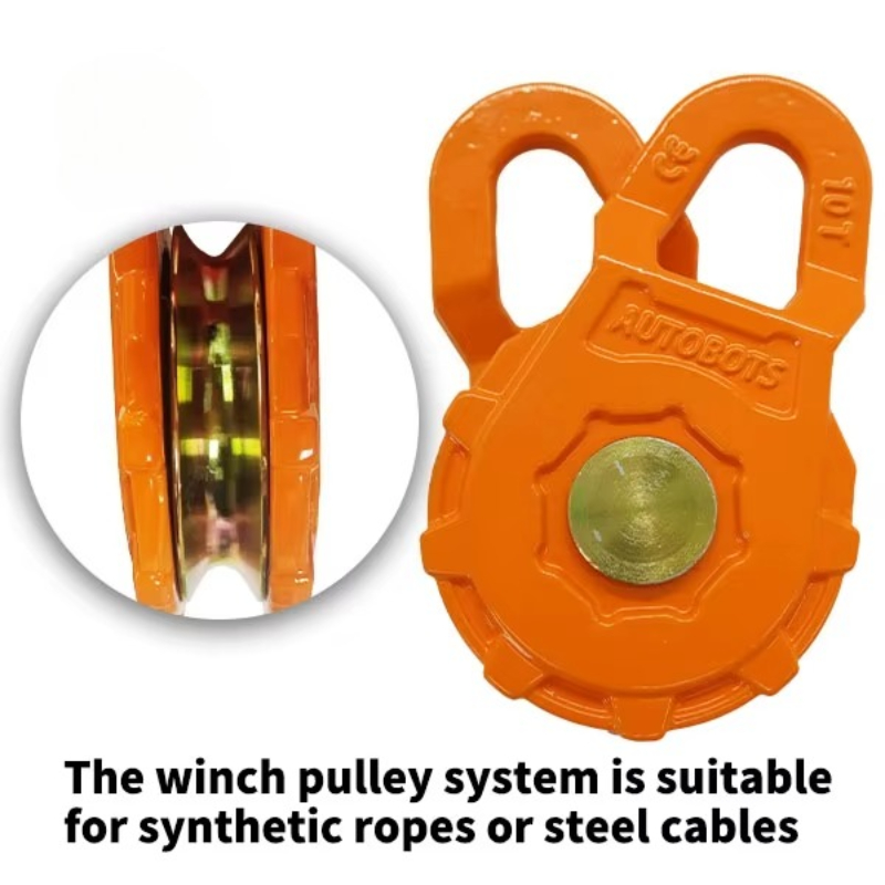 4*4 الثقيلة الاصطناعية حبل الص - مراجعة Snatch Block Pulley 10 Ton وسعره