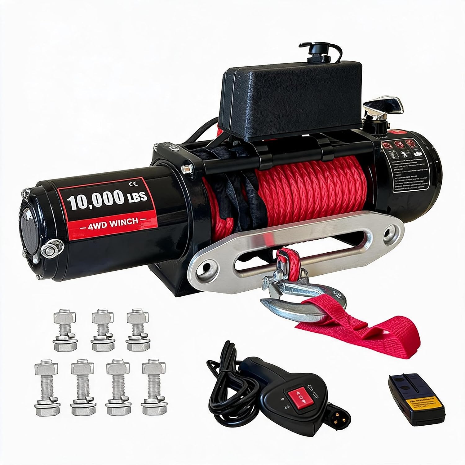ونش كهربائي بقوة 10,000 رطل، و - مراجعة Winch Fairlead Hawse Aluminum وسعره