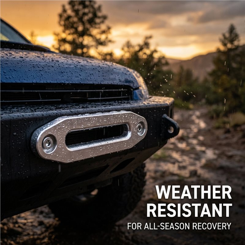 حبل ونش اصطناعي A11M-Hawse Fai - مراجعة Winch Fairlead Hawse Aluminum وسعره