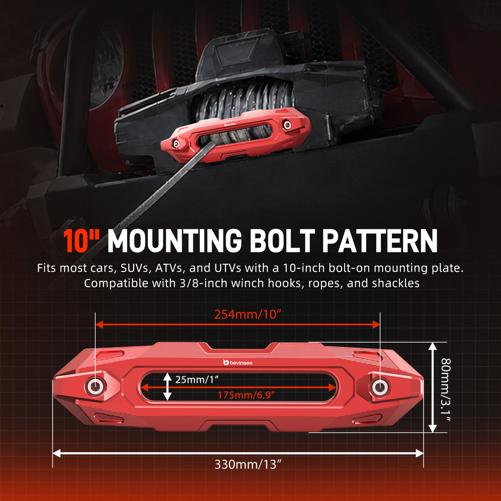 خطاف ونش BEVINSEE من الألومنيو - مراجعة Winch Fairlead Hawse Aluminum وسعره