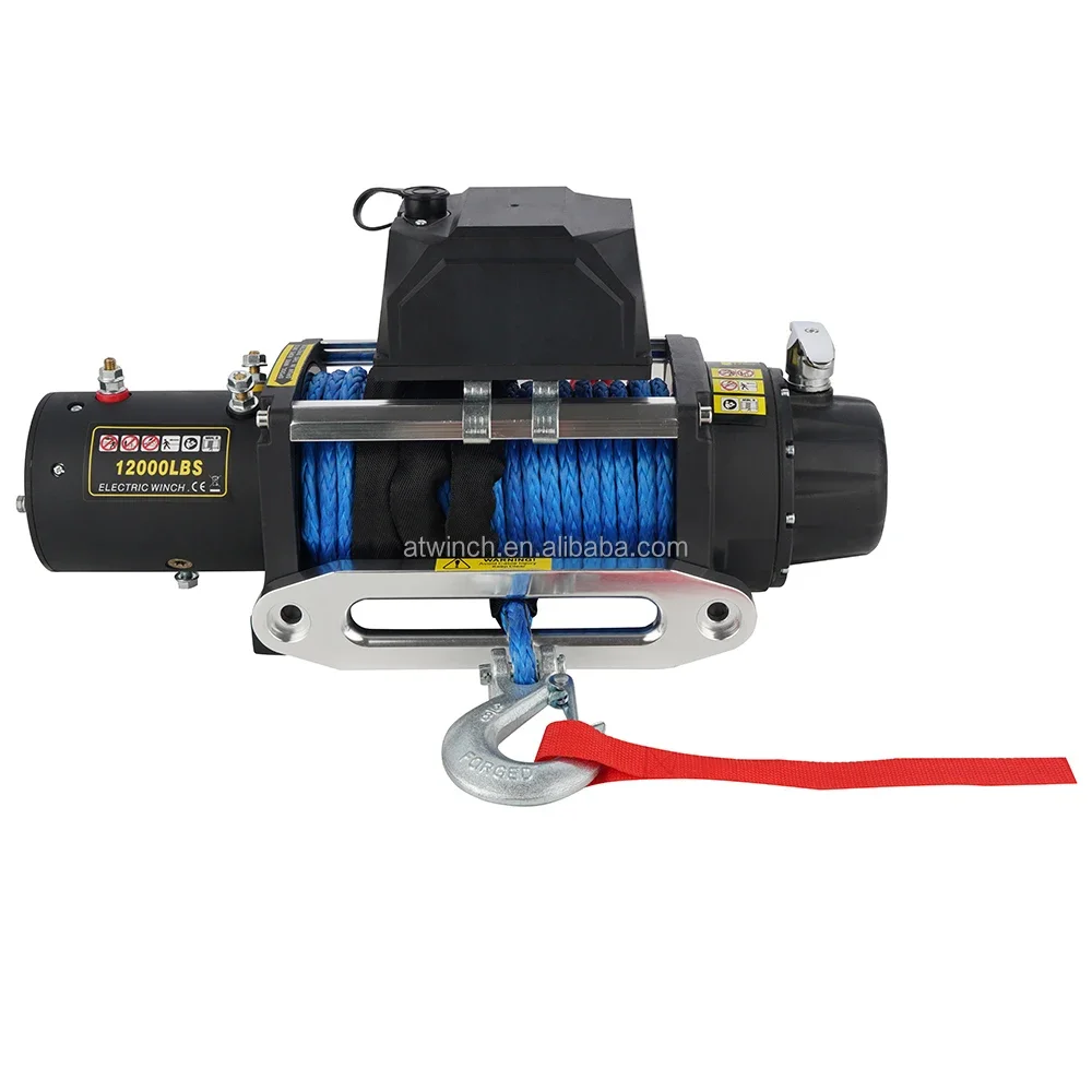 ونش كهربائي للسيارات الرباعية  - مراجعة Winch 12000Lb Synthetic Rope وسعره