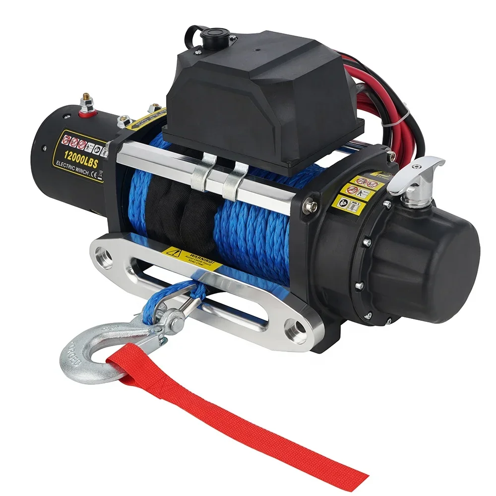 ونش كهربائي للسيارات الرباعية  - مراجعة Winch 12000Lb Synthetic Rope وسعره