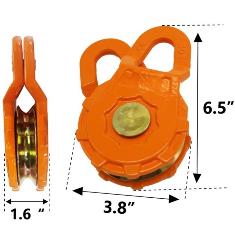 بكرة سحب متحركة عالية القوة بس - مراجعة Snatch Block Pulley 10 Ton وسعره