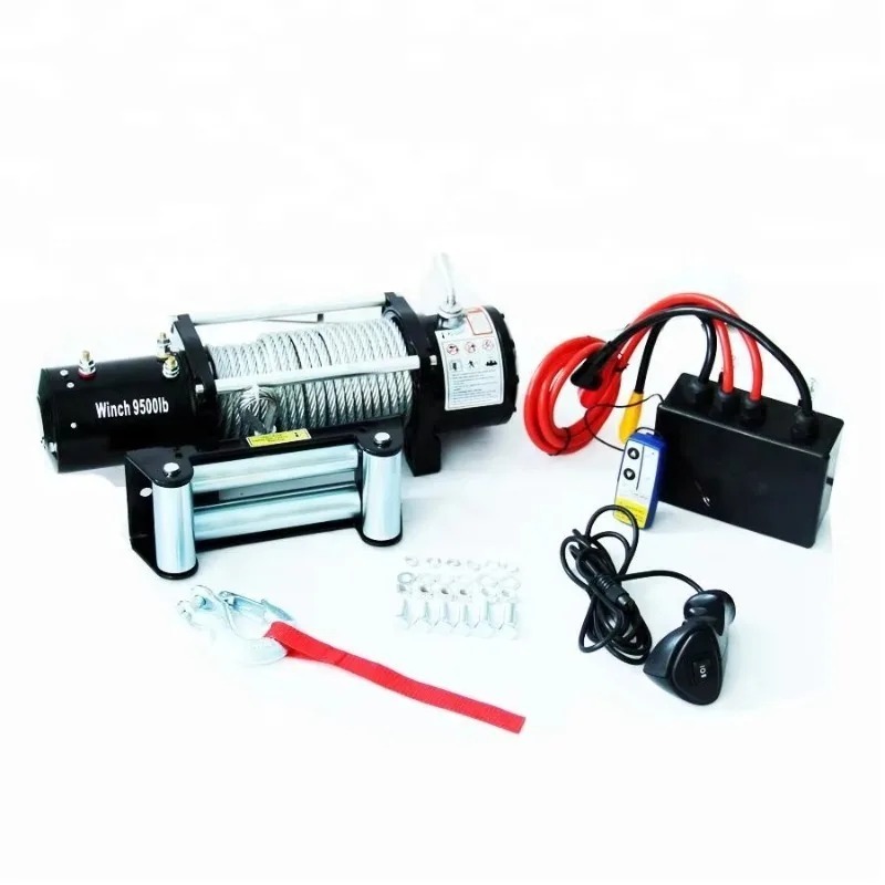ونش كهربائي صغير/رافعة بمحرك ت - مراجعة Winch 9500Lb Electric 12V وسعره